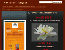 Tablet Screenshot of mahabodhisunyata.com